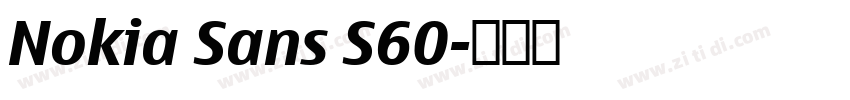 Nokia Sans S60字体转换